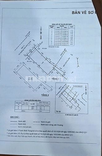 BÁN NHÀ CHÍNH CHỦ – Q.11 (56m2)_TRỊNH ĐÌNH TRỌNG - 4,3X12, HXH