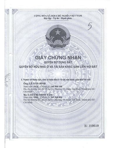 BÁN NHÀ CHÍNH CHỦ – Q.11 (56m2)_TRỊNH ĐÌNH TRỌNG - 4,3X12, HXH