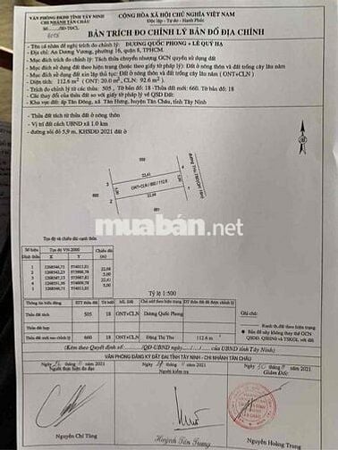 Đất ngay khu dân cư - Chợ Tân Hưng (cũ)