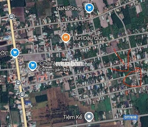 Đất ngay khu dân cư - Chợ Tân Hưng (cũ)