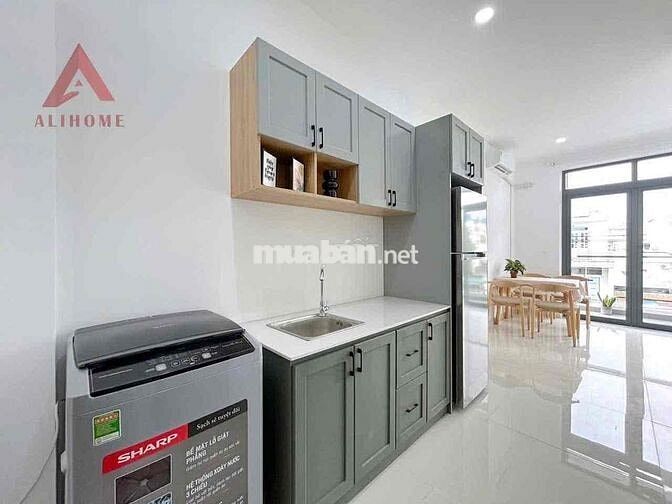 Căn Hộ 1PN1PK rộng 50m2_Bình Thạnh gần chợ Bà Chiểu, Ban công,Full nt