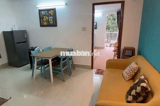 CHO THUÊ CĂN HỘ CADIF 50M2 FULL NỘI THẤT GÓC 2 BAN CÔNG THOÁNG 9TR