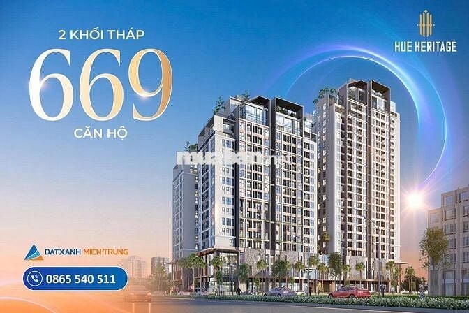 Căn hộ 3PN tổ ấm gia đình tại trung tâm cố đô Huế