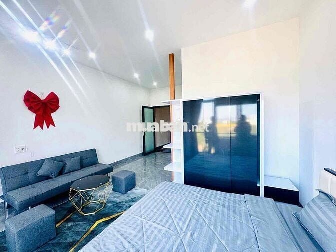 Phòng 35m2_1PN tách bếp ban công,full nt_166 Thích Quảng Đức,PN
