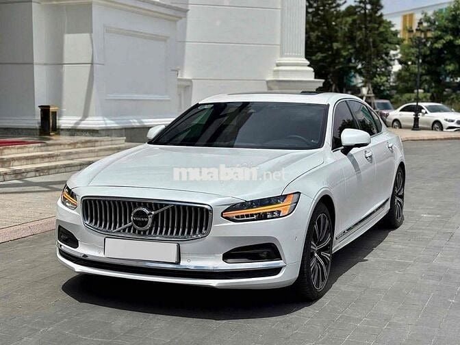 Volvo S90 LWB Ultimate B6 sx 2022 màu trắng đẹp