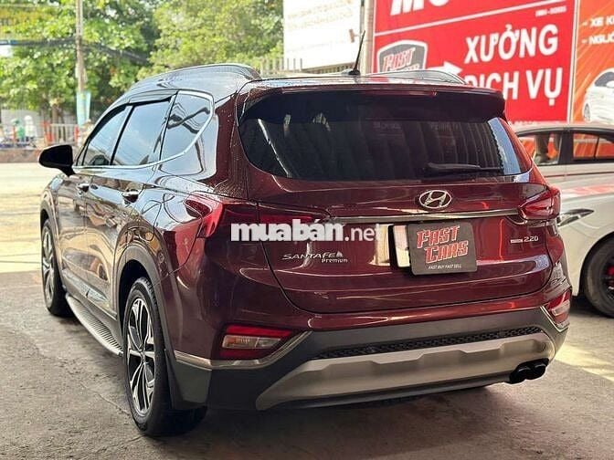 Hyundai Santafe 2020 Premium 2.2D,máy dầu,màu đỏ