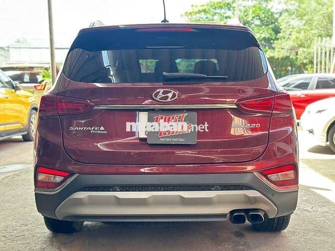 Hyundai Santafe 2020 Premium 2.2D,máy dầu,màu đỏ