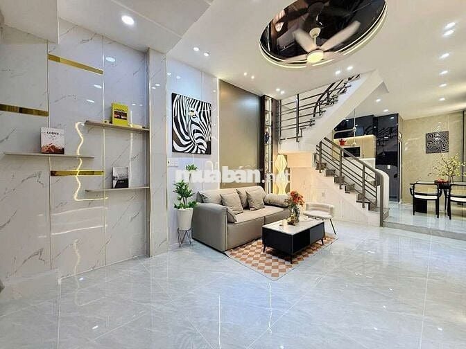 Nhà 4x11m có 2 tầng 2 phòng hẻm 4m hơn 4 tỷ SHR đường số 2 Phường 16
