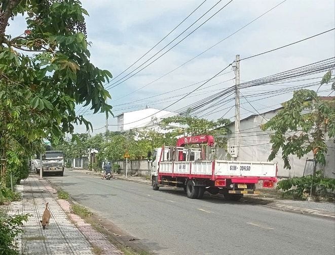 Bánlô đất 15*128m Mặt tiền đường Bình Nhâm 83, Tỉnh Bình Dương (cũ)