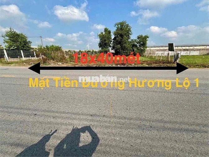 ĐẤT THỔ CƯ 18.4x40MÉT NỞ HẬU NGAY KCN PHƯỚC ĐÔNG TÂY NINH