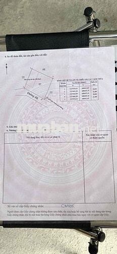 Bán gấp lô đất vuông vức rào sẵn, đường ô tô