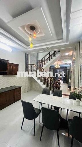 🔥BÁN  NHÀ MỚI Ở NGAY – HẺM Ô TÔ – GẦN ĐƯỜNG LỚN – 3 TẦNG BTCT – 4PN