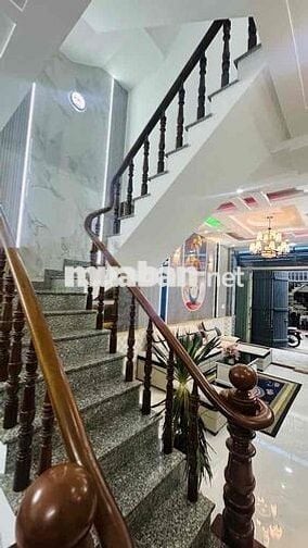 🔥BÁN  NHÀ MỚI Ở NGAY – HẺM Ô TÔ – GẦN ĐƯỜNG LỚN – 3 TẦNG BTCT – 4PN
