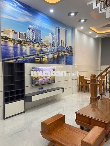 Bán Nhà Đẹp Full NT Hẻm Ô Tô 8M Hương Lộ 2, 3 Tầng, 4PN, Hơn 5 Tỷ TL