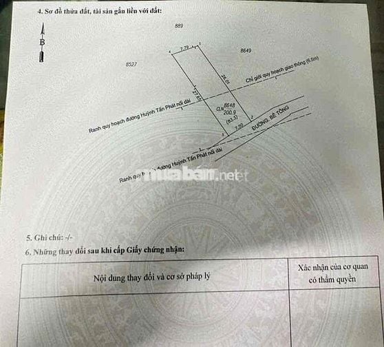 Đất Hẻm 1/ Võ Thị Sáu (Dĩ An) - Ngang 7.5m