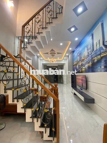 Bán Nhà Đẹp Full NT Hẻm Ô Tô 8M Hương Lộ 2, 3 Tầng, 4PN, Hơn 5 Tỷ TL