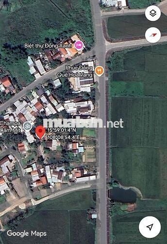 Bán lô đất ở bên cạnh nhà dân, Thôn Cẩm Toại Đông, Hoà Phong, Hoà Vang