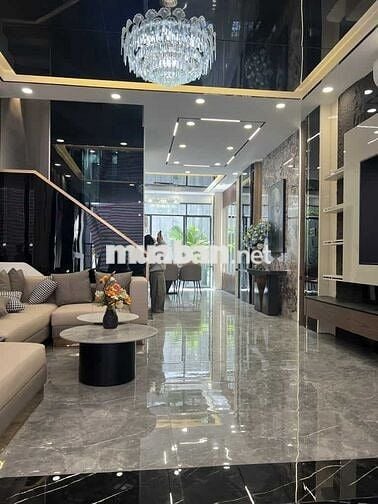 Nhà mới full NT có thang máy, 4 tầng, 5 PN, 3WC, Phú Mỹ, Q7, 90M2 18Tỷ