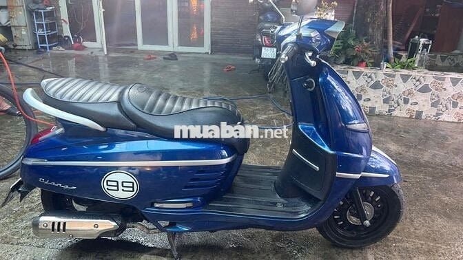 Peugeot Django 125cc xanh dương, biển số TP
