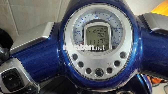 Peugeot Django 125cc xanh dương, biển số TP