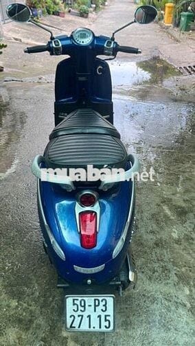 Peugeot Django 125cc xanh dương, biển số TP