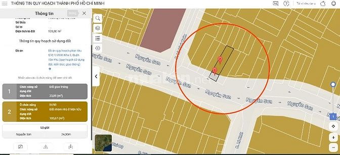 BÁN NHÀ MẶT TIỀN : 166 NGUYỄN SƠN - P. PHÚ THỌ HÒA - Q. TÂN PHÚ - HCM