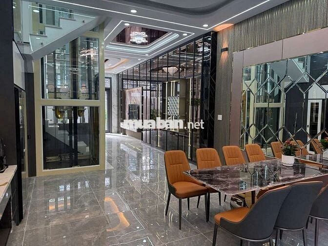 NHÀ MỚI 100% NHƯ HÌNH ẢNH FUNL NỘI THẤT THANG MÁY GIÁP TÂN BÌNH