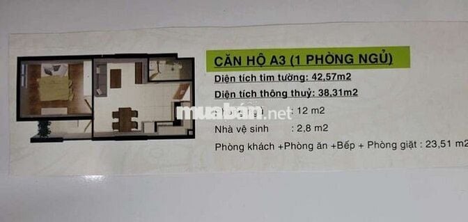 Chung cư Dgold Vĩnh Lộc cho thuê căn 1pn 4tr 40m2 hoặc căn lớn 67m 5tr