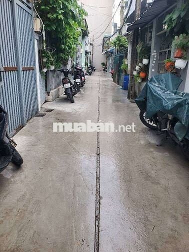 Bán Nhà, CMT8, Quận3, 40m2, ngang 5m, 1t1L, hẻm 2.5m thông, Giá 4.5Tỷ