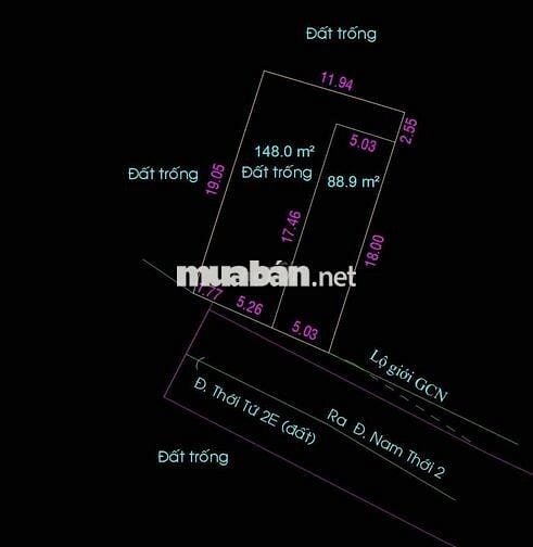 Đất 1/ trân thị bốc đông thạnh ( ttt cũ ) ,