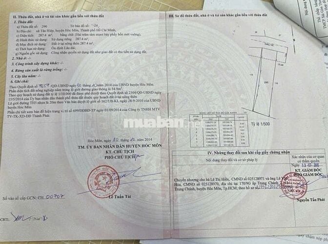 BÁN NHÀ XƯỞNG TẠI Mặt Tiền Đường Lê Thị Lơ, Xã Tân Hiệp, Hóc Môn, HCM