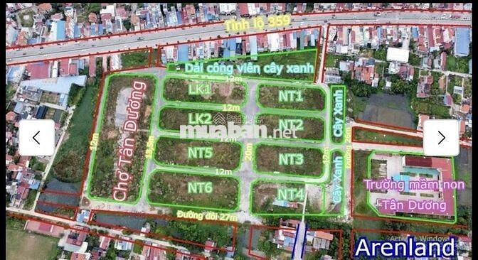 bán lô 14NT1 Tái định cư Đống Trịnh, Dương Quan, Thuỷ Nguyên