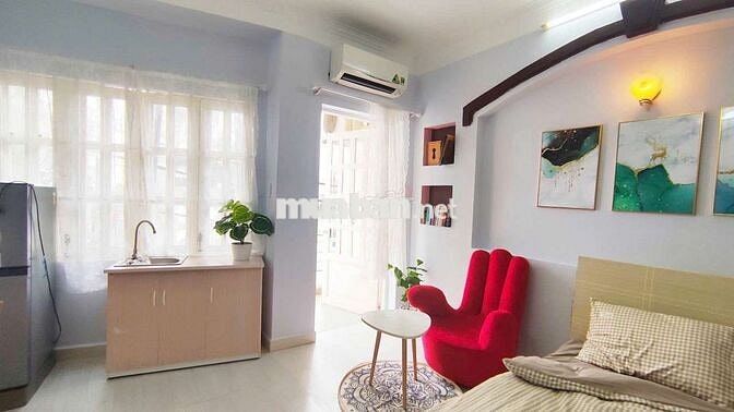 CHO THUÊ CHDV 35M2 FULL NỘI THẤT BAN CÔNG GẦN QUẬN 1, CHỢ BÀ CHIỂU