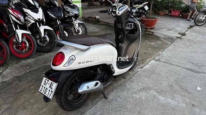 Honda Scoopy 2024 trắng ( hỗ trợ góp )