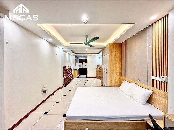 CHO THUÊ STU,1N1K - 50M2 BAN CÔNG FULL NỘI THẤT NGAY ĐH THƯƠNG MẠI