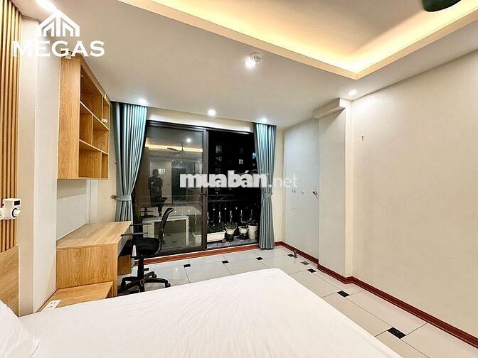 CHO THUÊ STU,1N1K - 50M2 BAN CÔNG FULL NỘI THẤT NGAY ĐH THƯƠNG MẠI