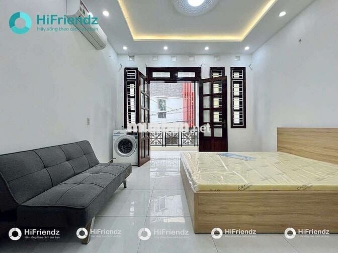 🔥CHO THUÊ KV CÔNG VIÊN GIA ĐỊNH-STUDIO BAN CÔNG-TÁCH BẾP-FULL NT-35M2