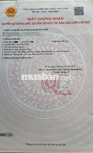 Đất mặt tiền kinh doanh khu Biconsi, phường Tân Bình, TP Dĩ An.