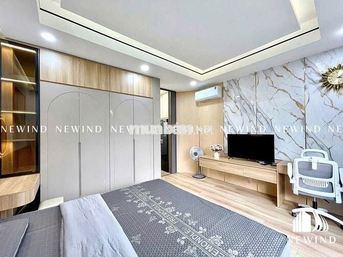 Căn hộ 1 phòng ngủ, full nội thất , ban công lớn Dương Bá Trạc Quận 8