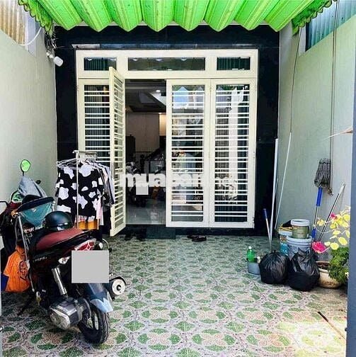 nhà 2 tầng hẻm 6m thông có 2 phòng ngủ 2wc có nội thất