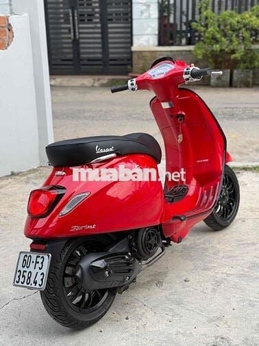 🌈 Vespa Sprint 2019–Đỏ Đen Sporty—Máy Zin/Chất