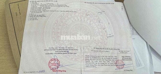 Bán lô đất 100 Trường Chinh Cách MT 30m
