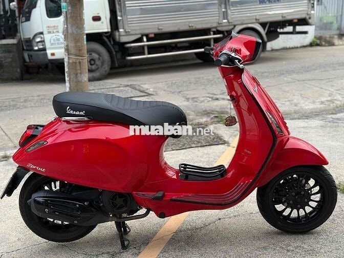 🌈 Vespa Sprint 2019–Đỏ Đen Sporty—Máy Zin/Chất