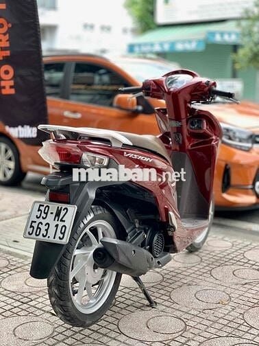 🔥Vision 2021 đỏ đô chính chủ BSTP xe đẹp zin chuẩn