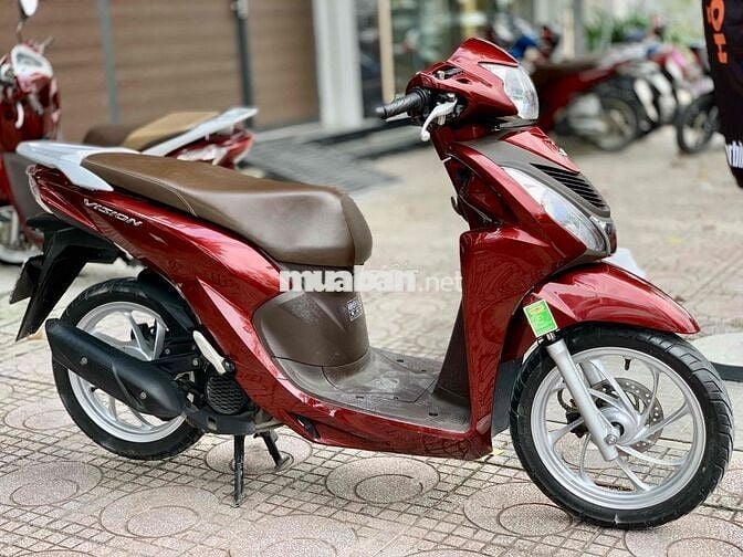 🔥Vision 2021 đỏ đô chính chủ BSTP xe đẹp zin chuẩn