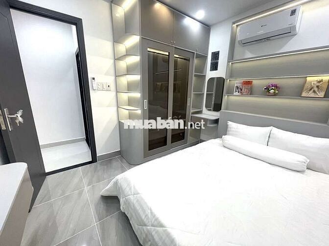 Nhà 2 tầng hẻm xe hơi full nội thất 4x10m hơn 4 tỷ đường số 9 Phường 8