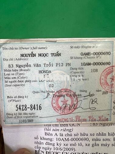 AB nhập Thái FI 2009 ngay chủ bstp zin chưa rớt