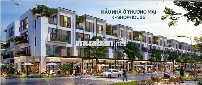 Shophouse K Home New City, 7,9 tỷ,  4PN, 6WC  Thủ Dầu Một, Bình Dương