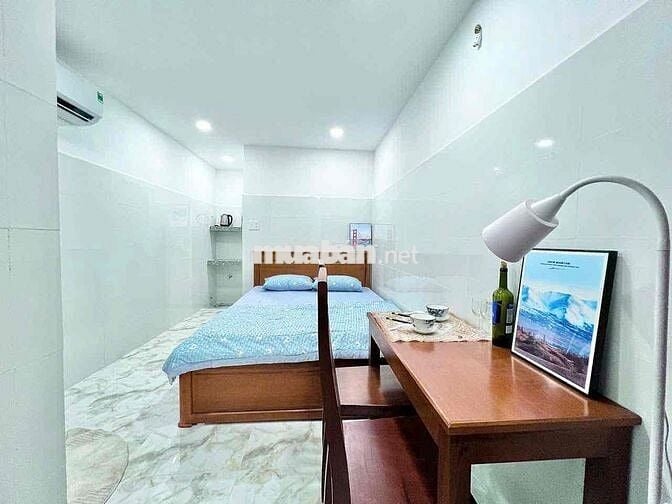 Studio Full nội thất,Thang máy hầm xe sát cầu chữ Y, cầu Nguyễn Văn Cừ
