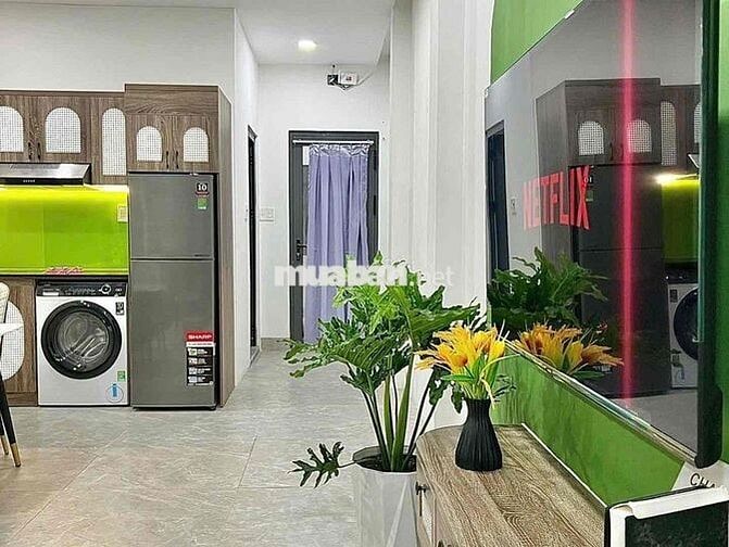 🎊Cho Thuê Căn Hộ 1PN Ban Công Cực Rộng , Full NT Mới Gần Cầu Thị Nghè